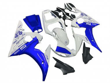 Buy 2005 White Blue Yamalube Yamaha YZF 600 R6 Motorcycle Fairings UK