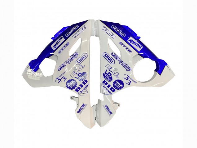 2005 White Blue Yamalube Yamaha YZF 600 R6 Motorcycle Fairings UK