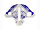 2005 White Blue Yamalube Yamaha YZF 600 R6 Motorcycle Fairings UK