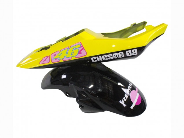 2005 Black Pink Yellow Repsol 46 Yamaha YZF 600 R6 Motorcycle Fairings UK
