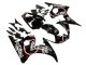 2005 Glossy Black White Lucky Strike Motul Yamaha YZF 600 R6 Motorcycle Fairings UK