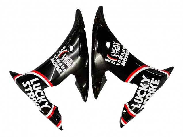 2005 Glossy Black White Lucky Strike Motul Yamaha YZF 600 R6 Motorcycle Fairings UK