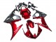 2005 Red Matte Black Yamaha YZF 600 R6 Motorcycle Fairing Kits UK