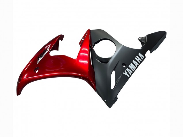 2005 Red Matte Black Yamaha YZF 600 R6 Motorcycle Fairing Kits UK