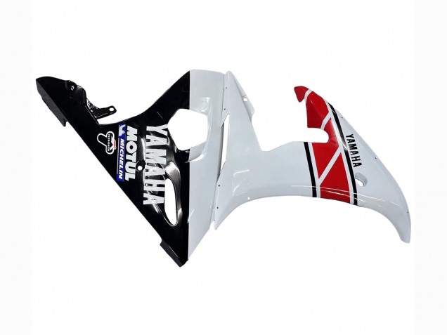 2005 White Black Red Motul Yamaha YZF 600 R6 Motorcycle Fairings UK