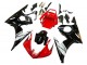 2005 Red White Glossy Black Yamaha YZF 600 R6 Motorcycle Fairings UK