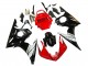2005 Red White Glossy Black Yamaha YZF 600 R6 Motorcycle Fairings UK