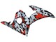 2005 Black Red Grey Camouflage Yamaha YZF 600 R6 Motorcycle Fairings UK