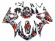 2005 Black Red Grey Camouflage Yamaha YZF 600 R6 Motorcycle Fairings UK