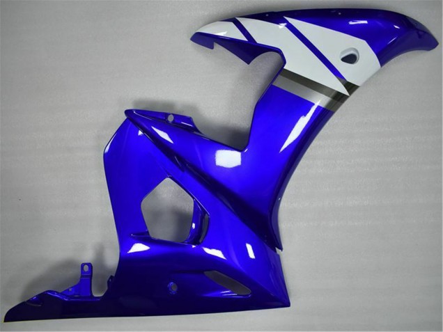 2005 Blue White Yamaha YZF 600 R6 Motorcycle Fairings UK