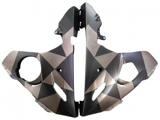 2005 Matte Black Grey Geometric Yamaha YZF 600 R6 Motorcycle Fairings UK