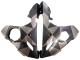 2005 Matte Black Grey Geometric Yamaha YZF 600 R6 Motorcycle Fairings UK
