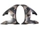 2005 Matte Black Grey Geometric Yamaha YZF 600 R6 Motorcycle Fairings UK