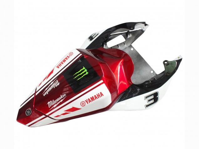 2006-2007 White Red Black Green Monster Milwaukee Yamaha YZF 600 R6 Motorcycle Fairings UK
