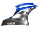 2006-2007 Blue White Glossy Black Yamaha YZF 600 R6 Motorcycle Fairings UK