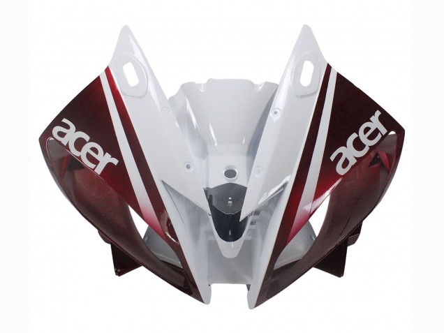 2006-2007 White Maroon Red Fiat Acer Yamalube Yamaha YZF 600 R6 Motorcycle Fairings UK