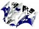 2006-2007 White Blue Jordan Yamaha YZF 600 R6 Motorcycle Fairings UK