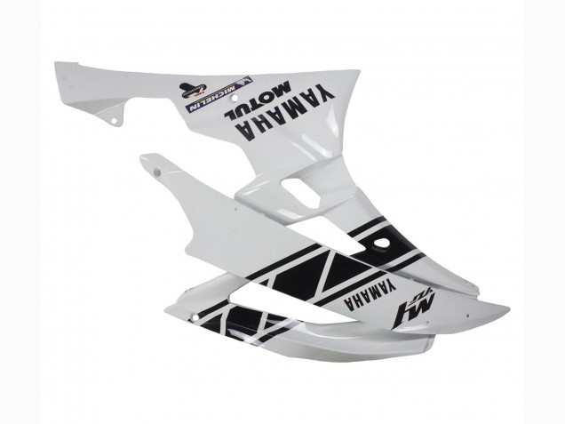 2006-2007 White Glossy Black Motul Michelin Yamaha YZF 600 R6 Motorcycle Fairings UK