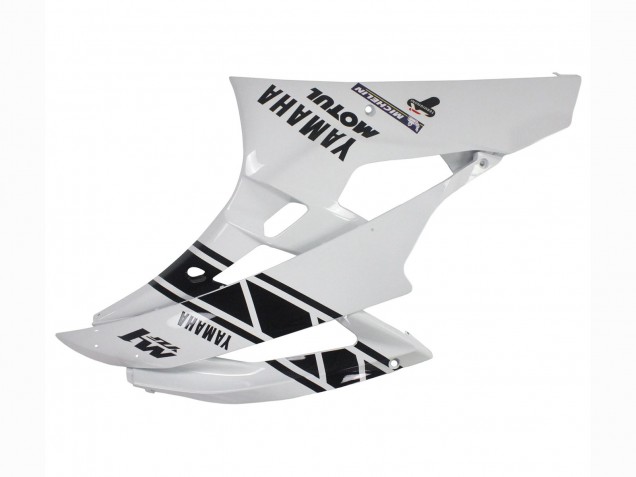 2006-2007 White Glossy Black Motul Michelin Yamaha YZF 600 R6 Motorcycle Fairings UK
