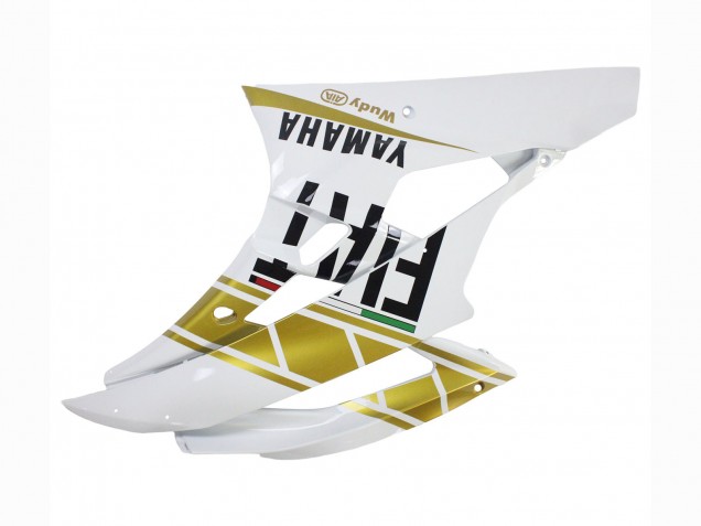 2006-2007 White Gold Black Fiat Yamaha YZF 600 R6 Motorcycle Fairings UK