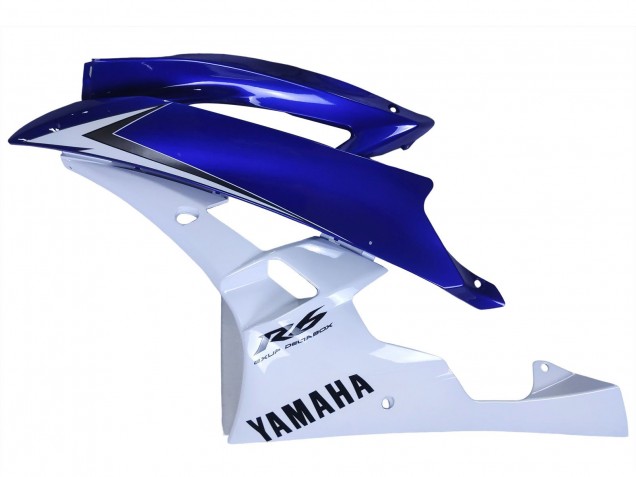 2006-2007 White Blue Black Yamaha YZF 600 R6 Motorcycle Fairings UK