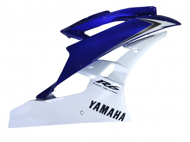 2006-2007 White Blue Black Yamaha YZF 600 R6 Motorcycle Fairings UK