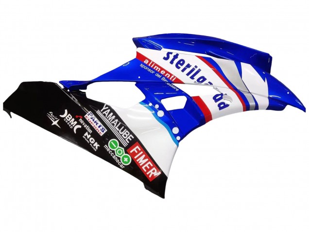2006-2007 White Blue Black Fimer Volvo Yamalube Sterilgarda Yamaha YZF 600 R6 Motorcycle Fairings UK