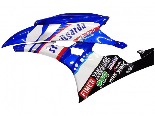 2006-2007 White Blue Black Fimer Volvo Yamalube Sterilgarda Yamaha YZF 600 R6 Motorcycle Fairings UK