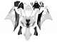 2006-2007 White Matte Black Yamaha YZF 600 R6 Motorcycle Fairings UK