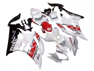 Buy 2006-2007 White Red Black Motul Yamaha YZF 600 R6 Motorcycle Fairings UK