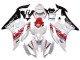 2006-2007 White Red Black Motul Yamaha YZF 600 R6 Motorcycle Fairings UK