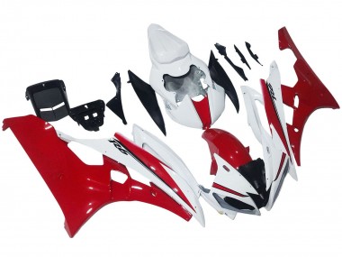 Buy 2006-2007 White Red Yamaha YZF 600 R6 Motorcycle Fairings UK