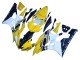 2006-2007 Yellow White Glossy Black Motul Yamaha YZF 600 R6 Motorcycle Fairings UK