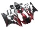 2006-2007 Red Matte Black Yamaha YZF 600 R6 Motorcycle Fairings UK