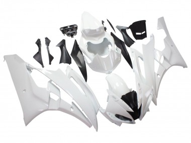 Buy 2006-2007 White Yamaha YZF 600 R6 Motorcycle Fairings UK