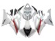 2008-2016 White Red Yamaha YZF 600 R6 Motorcycle Fairings UK
