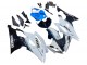 2008-2016 White Blue Glossy Black Yamaha YZF 600 R6 Motorcycle Fairing UK