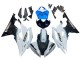 2008-2016 White Blue Glossy Black Yamaha YZF 600 R6 Motorcycle Fairing UK