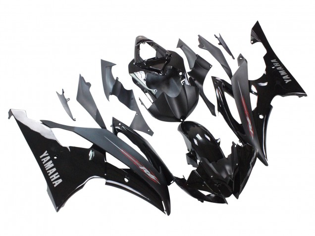2008-2016 Glossy Black Matte Black Yamaha YZF 600 R6 Motorcycle Fairings UK