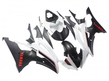 Buy 2008-2016 White Matte Black Red Decals Yamaha YZF 600 R6 Motorcycle Fairings UK