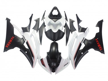 Buy 2008-2016 White Matte Black Red Decals Yamaha YZF 600 R6 Motorcycle Fairings UK