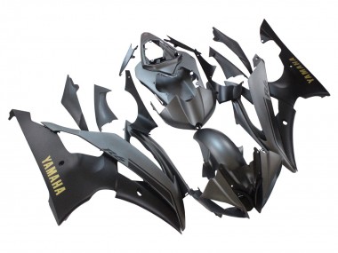 Buy 2008-2016 Grey Matte Black Gold Decals Yamaha YZF 600 R6 Motorcycle Fairings UK