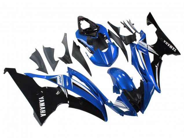 2008-2016 White Blue Glossy Black Yamaha YZF 600 R6 Motorcycle Fairings UK