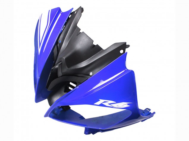 2008-2016 White Blue Glossy Black Yamaha YZF 600 R6 Motorcycle Fairings UK