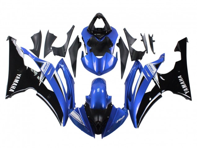 2008-2016 White Blue Glossy Black Yamaha YZF 600 R6 Motorcycle Fairings UK
