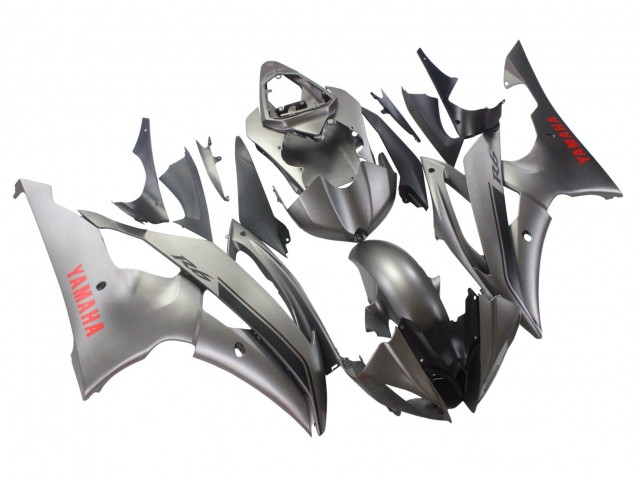 2008-2016 Matte Grey Red Decals Yamaha YZF 600 R6 Motorcycle Fairings UK