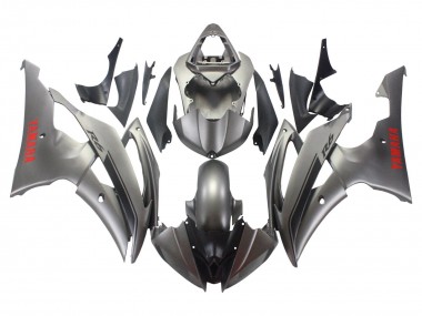 Buy 2008-2016 Matte Grey Red Decals Yamaha YZF 600 R6 Motorcycle Fairings UK