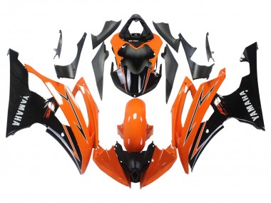 Buy 2008-2016 Orange Black Yamaha YZF 600 R6 Motorcycle Fairings UK