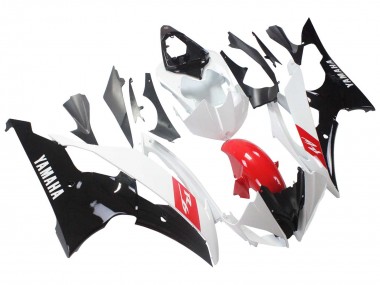 Buy 2008-2016 White Red Glossy Black Yamaha YZF 600 R6 Motorcycle Fairings UK