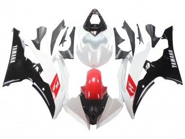 Buy 2008-2016 White Red Glossy Black Yamaha YZF 600 R6 Motorcycle Fairings UK